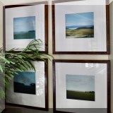 A02. Set of 4 original pastel landscapes by Michael Altamari. 